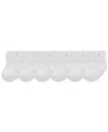 Polo Ralph Lauren Baby Girl Sport Quarter Socks, 6-pack In White
