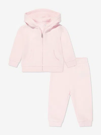 Polo Ralph Lauren Baby Girls Logo Tracksuit In Pink
