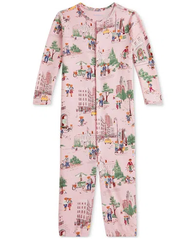 Polo Ralph Lauren Baby Girls Printed Coveralls In Pink