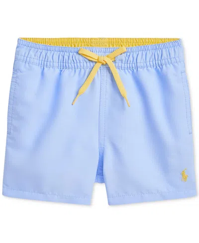 Polo Ralph Lauren Baby Mesh-lined Swim Trunks In Blue