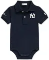 Polo Ralph Lauren Baby New York Yankees Bodysuit In Blue