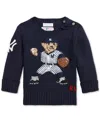 Polo Ralph Lauren Baby New York Yankees Sweater In Navy