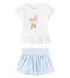 Polo Ralph Lauren Baby Polo Bear Cotton T-shirt And Pants Set In White