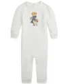 POLO RALPH LAUREN BABY POLO BEAR FLEECE COVERALL