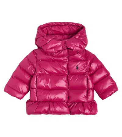 Polo Ralph Lauren Baby Quilted Down Jacket In Preppy Pink