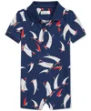 Polo Ralph Lauren Baby Sailboat-print Shortall In Multi