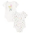 Polo Ralph Lauren Baby Set Polo Bear Aus Zwei Bodys Aus Baumwolle In Weiss