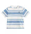 Polo Ralph Lauren Baby Striped Cotton T-shirt In Blue