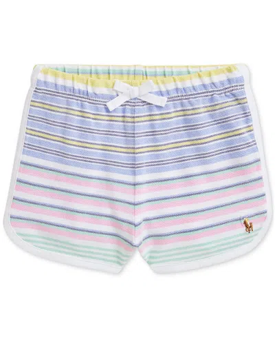 Polo Ralph Lauren Baby Striped Mesh Shorts In Multi