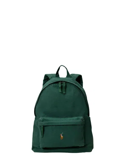 Polo Ralph Lauren Backpack With Logo In Green