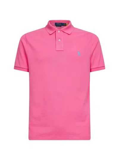 Polo Ralph Lauren Baja Pink The Iconic Mesh Polo Shirt In Multi