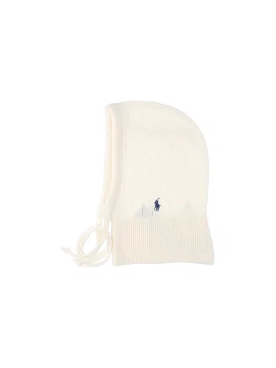 Polo Ralph Lauren Balaclava Logo In Neutral