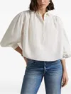 Polo Ralph Lauren Balloon-sleeve Blouse In White