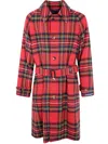 Polo Ralph Lauren Balm Single Breasted Top Coat Clothing In Red