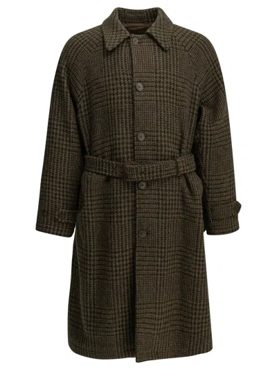 Polo Ralph Lauren Wool Alpaca Long Single Breasted Coat In Blue