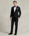 Polo Ralph Lauren Barathea Peak Lapel Slim Fit Tuxedo In Black