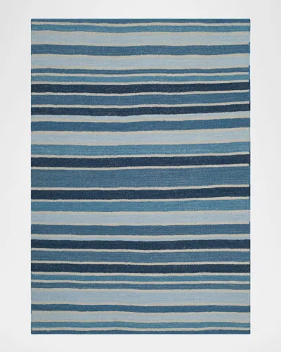 Polo Ralph Lauren Barragan Stripe Hand Woven Rug In Horizon