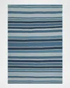 Polo Ralph Lauren Barragan Stripe Hand Woven Rug In Horizon