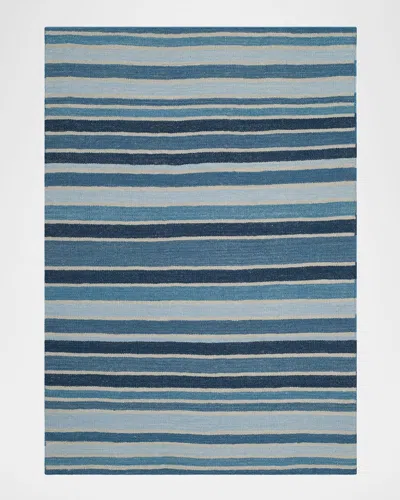 Polo Ralph Lauren Barragan Stripe Hand Woven Rug In Horizon