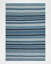 Polo Ralph Lauren Barragan Stripe Hand Woven Rug In Horizon