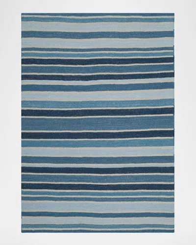 Polo Ralph Lauren Barragan Stripe Hand Woven Rug In Horizon