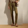 Polo Ralph Lauren Barrett Embellished Slim Denim Jean In Dusty Sage