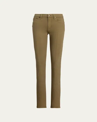 Polo Ralph Lauren Barrett Slim Denim Jeans In Dusty Sage