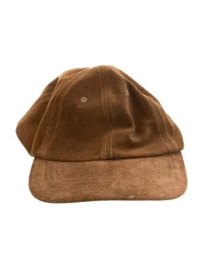 Pre-owned Polo Ralph Lauren Baseball Cap In Brown