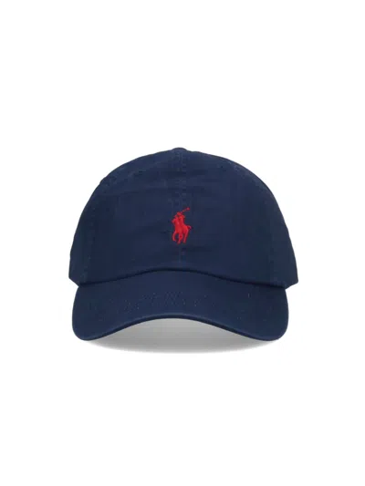 Polo Ralph Lauren Baseball Cap Logo In Blue