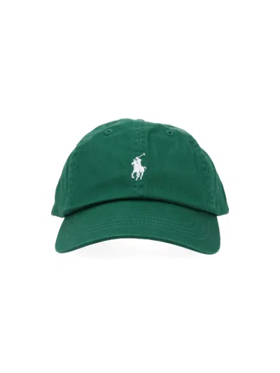 Polo Ralph Lauren Baseball Cap Logo In Green