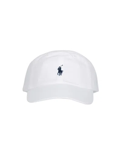 Polo Ralph Lauren Baseball Cap Logo In White