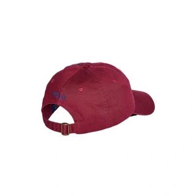 Polo Ralph Lauren Baseball Cap In Burgundy