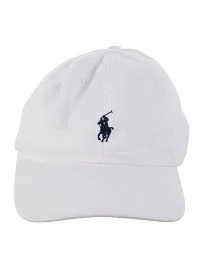 Pre-owned Polo Ralph Lauren Baseball Cap In White