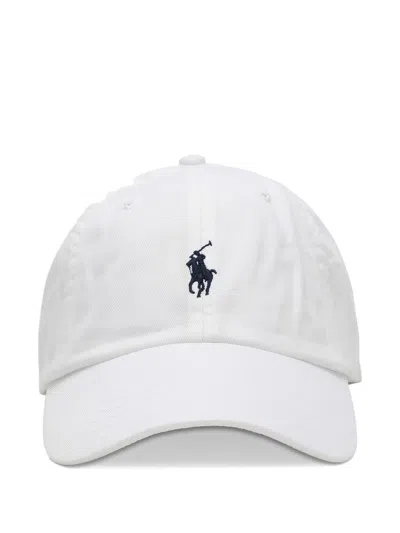 Polo Ralph Lauren Baseball Cap With Embroidery In White