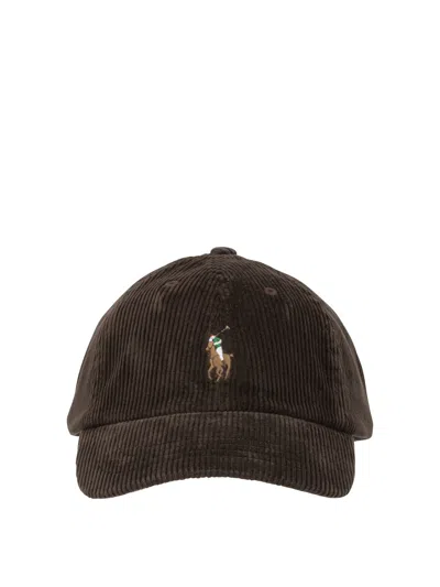 Polo Ralph Lauren Baseball Cap With Logo In Brown