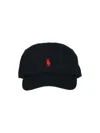 Polo Ralph Lauren Blue Baseball Cap With Logo Embroidery In Cotton Man In Black