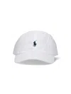 Polo Ralph Lauren Beige Cotton Hat With Logo In White