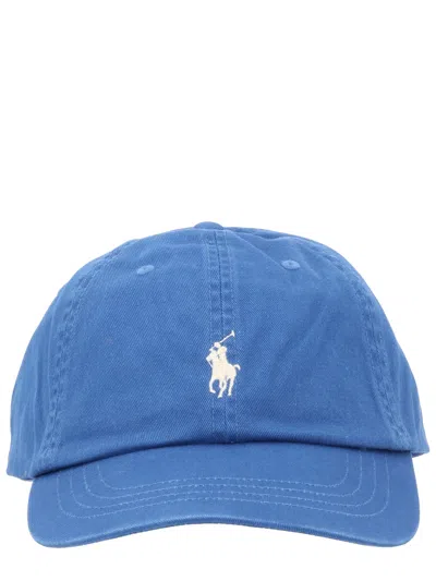 Polo Ralph Lauren Mens Old Royal Pony Logo-embroidered Cotton Baseball Cap In Blue