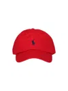 Polo Ralph Lauren Cotton Chino Ball Cap Man Hat Red Size Onesize Cotton