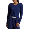 Polo Ralph Lauren Baselayer Stretch Cotton T-shirt In Blue