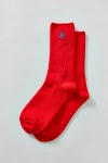 Polo Ralph Lauren Basic Crew Sock In Red, Women's At Urban Outfitters In Red