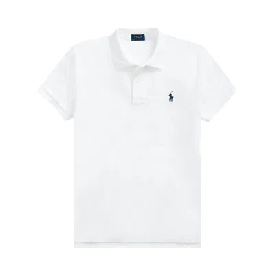 Pre-owned Polo Ralph Lauren Basic Mesh Fit Classic Short-sleeve Knit 'white'