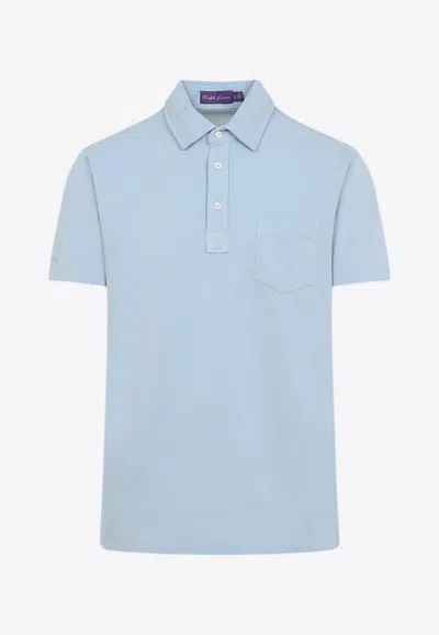 Polo Ralph Lauren Basic Polo T-shirt In Light Blue