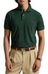 Polo Ralph Lauren Logo-embroidered Polo T-shirt In Scotch Pine Heather
