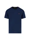 Polo Ralph Lauren Logo-embroidered T-shirt In Blue