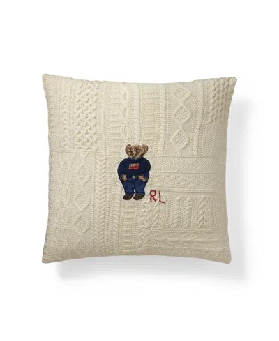 Polo Ralph Lauren Baybrook Decorative Pillow, 20" X 20" In White