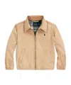 Polo Ralph Lauren Bayport Cotton Bomber Jacket In Nude