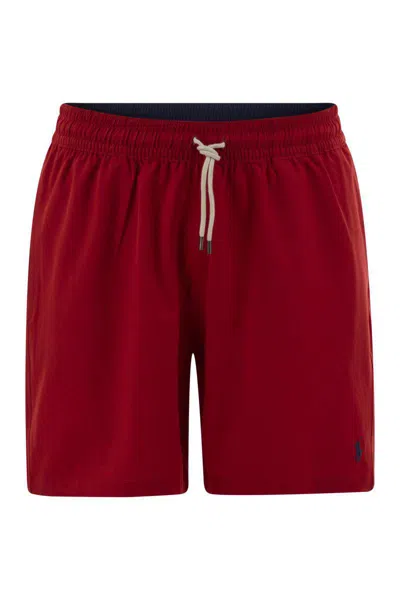Polo Ralph Lauren Beach Boxers In Red