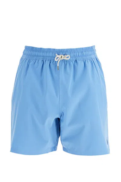 Polo Ralph Lauren Mens Traveler Two-slip-pockets Swim Shorts Harbor Island Blue Xl