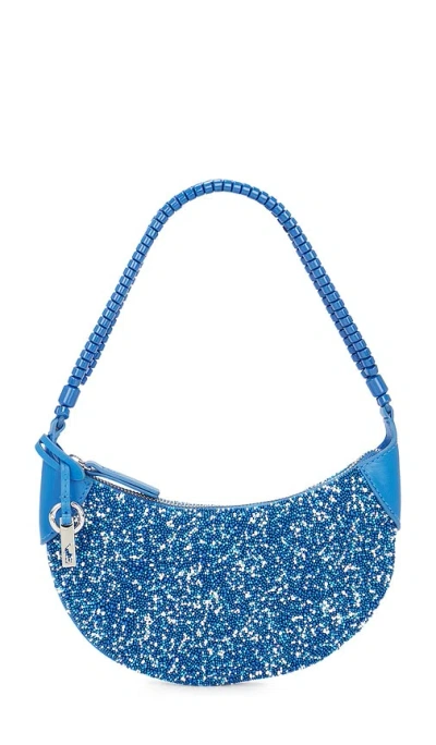 Polo Ralph Lauren Beaded Medium Crossbody In Blue